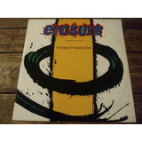 Erasure It Doesn't Have To Be Vinilo 12 Limited Rmx Uk 1987