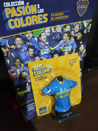 Coleccion Pasión Por Los Colores Camiseta De Boca Campeón .