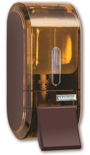 Saboneteira Compacta Marrom Dispenser Sabonete Líquido Alcoo