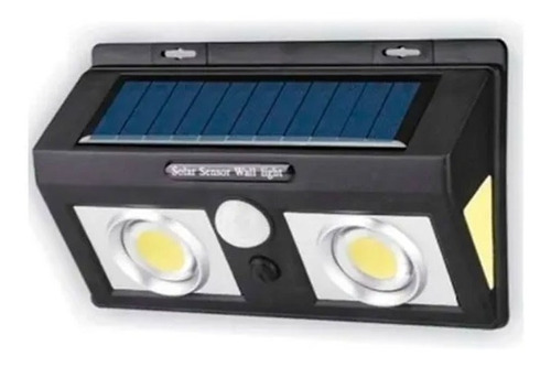 Reflector Con Energía Solar Y Sensor Movimiento 28w Vapex