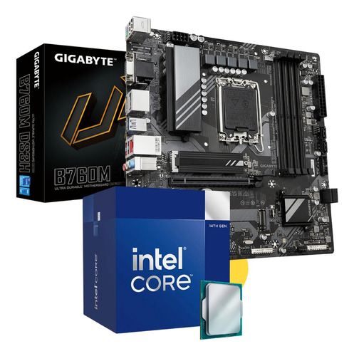 Combo Actualización Pc Gamer Intel Core I3 14100 B760 Ddr5
