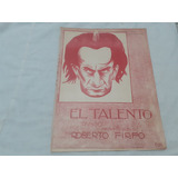 Partitura El Talento Tango Piano Roberto Firpo 1921