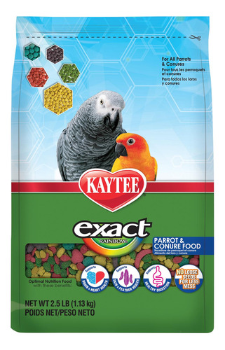 Alimento Premium Kaytee Exact Rainbow Perico Manteni 1.13kg