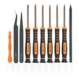 Teckman 10 En 1 Destornillador Torx Juego Con T3 T4 T5 T6 T8