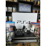 Ps4 Slim + 2 Controles + 2 Jogos 