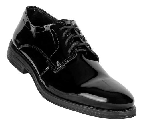 Zapato Negro Tipo Charol Formal Hombre Elegante A1404000a