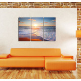 Cuadro 40x60cm Mar Amanecer Playa Sol