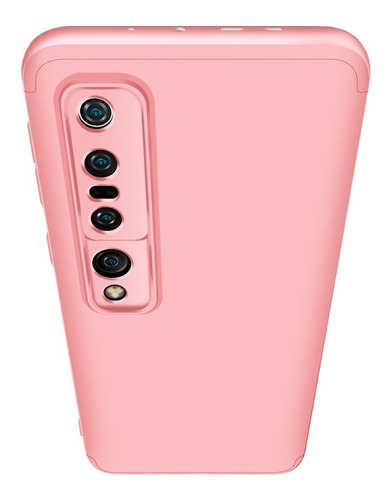 Carcasa Para Xiaomi Mi 10 360° Marca - Gkk Color Rosado