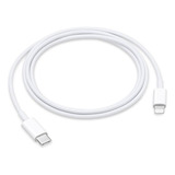 Cable Usbc 2m Entrada C To C Para Macbook/iPad Color Blanco