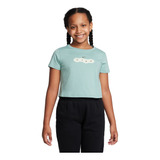 Polera Nike Sportwear Tee Crop Niña Azul