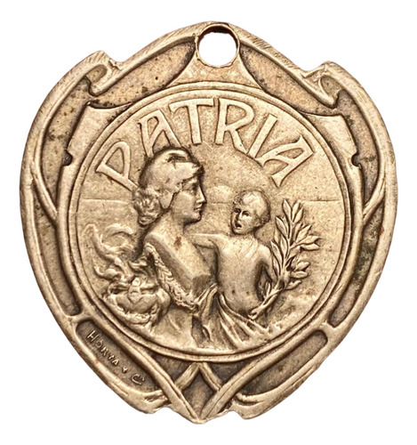 Medalla Aniversario Independencia Mendonza 1908 Horta Y Cia