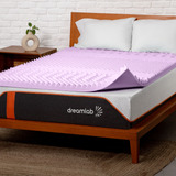 Colchoneta Memory Foam Queen Size Dreamlab Lavanda 7cm