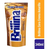 12 Sachet Cera Crema Piso Madera Brillina Amarilla 340cc