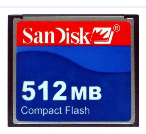 Cf Cartão Compact Flash Sandisk 512mb 15mb/s
