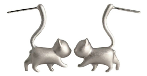 Pendientes De Gato Con Forma De Animal Y Gato Para Mujer, Cu