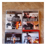 Pack Battlefield Com 4 Jogos Originais De Ps3