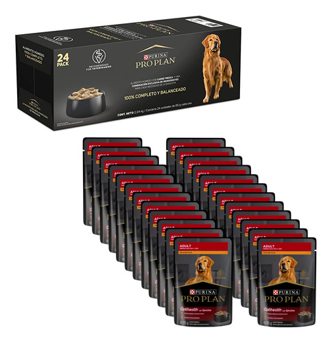 Proplan Adulto Pollo Alimento Húmedo Pack 24 Pouches 85 Gr