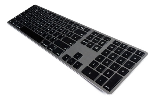 Matias Fk418btb Teclado Aluminio Inalámbrico Bluetooth Con T