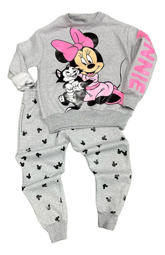 Conjunto Buzo Y Polerón Minnie Mouse Variedades Niña 