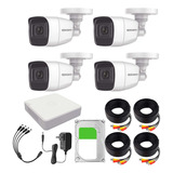 Epcom Kit Videovigilancia 4 Camaras 2mp Audio Metal + 2tb