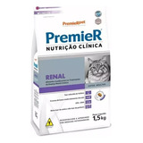 Ração Premier Renal  Nutrição Clínica Gato Adultos 1,5kg 