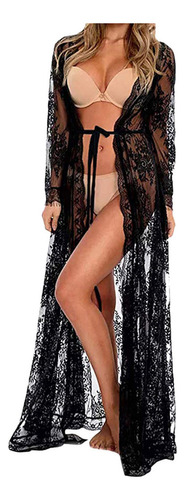 Vestido Largo Para Mujer, Vestido Transparente, Lencería, Cá