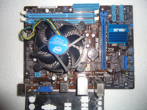 Board Asus P8h61-m Lx3 +core I5 2310+4gb+disipador + Rejilla