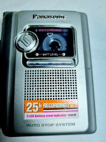 Panasonic Mini Cassette Recorder Rq L11 Perfeito Estado Ok