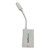 Adaptador Startech Cdp2hducpw Usb C Para Hdmi 4k 60hz Branco