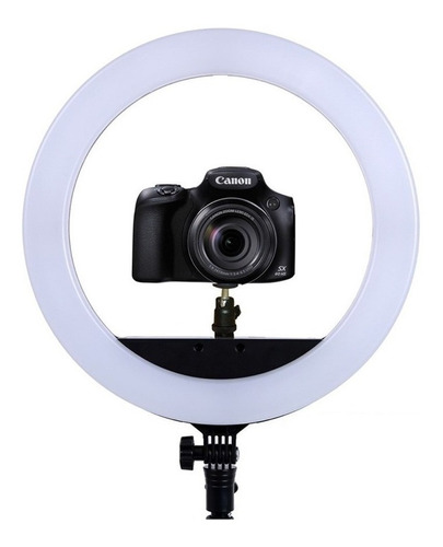 Ring Light Led 18 Polegadas 45cm  + Tripé, Controle E Bolsa