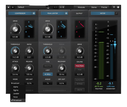 Consola De Mastering Digital Tdr Limiter Vst Plugin