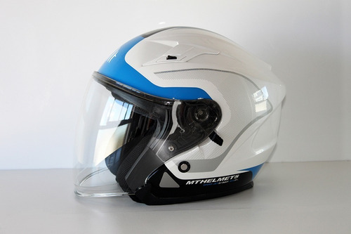 Casco Mt Helmets Avenue Sv Crossroad Blancoperla/azul Brillo