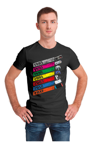 Playera Gamer Videojuegos Consolas De Videojuegos