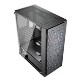 Gabinete Cristal Templado Yaguaret Cgbushidoygt /vc Color Negro