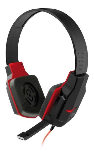 Headset Gamer Multilaser Ph073 - Preto/vermelho