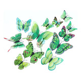 Pegatinas 3d Mariposas Decoración Hogar Infantil 12pcs