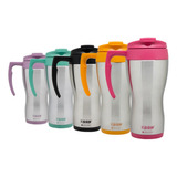 Mug Vaso Con Asa Metalico Keep 400ml Con Caja