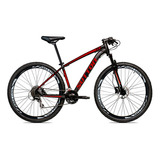 Bicicleta Aro 29 Sutton New Shimano 27v Freio Hidráulico Cor Preto/vermelho Tamanho Do Quadro 19