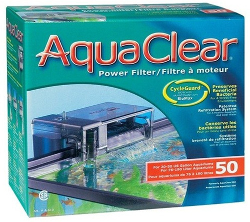 Filtro Cascada Aquaclear 50 P/ Acuarios De Hasta 189 Litros