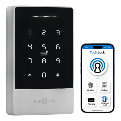 Control de Acceso Inteligente Tock Lock AX1 Con App Móvil y Tarjeta RFID | Meses sin interés