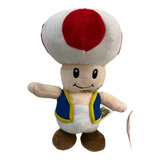 Nintendo Toad 28cms De Mario Bros Peluche