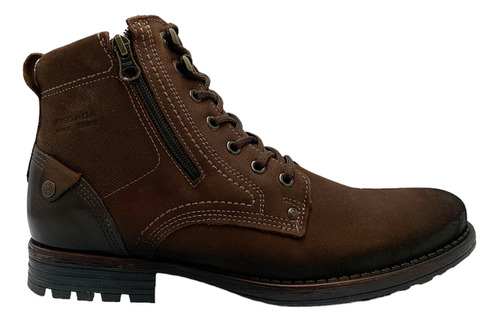 Bota Pegada Masculina Couro Marrom Coturno Action 180745