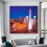 Cuadro Decorativo Moderno Fotografia Obelisco Bs As 70x70