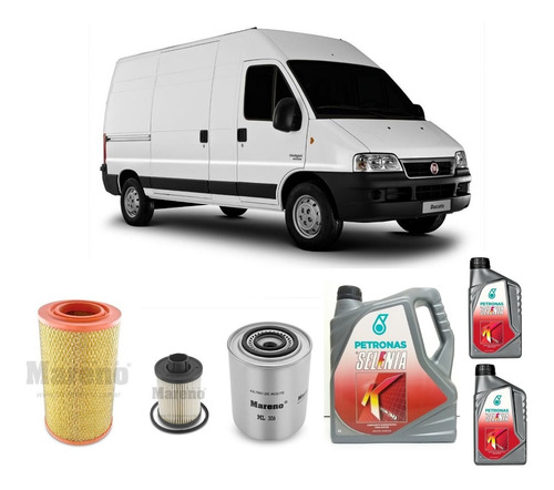 Kit 3 Filtros Fiat Ducato 2.8 Jtd Mareno Y Selenia 15w40 X6 