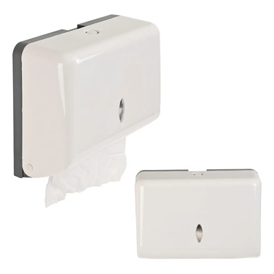 Dispensador Despachador Toallas Toalla Interdoblada Sanita Sanitas Para Manos Higienico Porta Sanitas Papel Economico Calidad Blanco