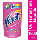 Quitamanchas Líquido Gel Multiuso Rosa 1800ml Doypack Vanish