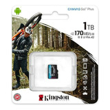 Tarjeta De Memoria Microsd Kingston Canvas Go! Plus 1tb Clas