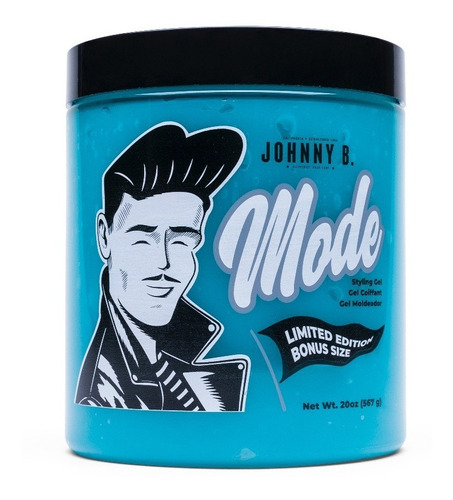 Gel Mode Johnny B. Para Peinado 20oz - Promoción Limitada