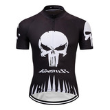 Jersey Ciclismo Ruta Mtb Punisher Manga Larga