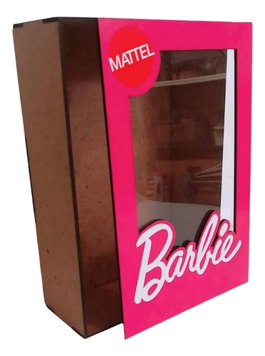 Caja Regalo Barbie Cajita Mdf Madera 20pz